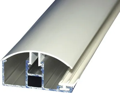 Produktbild von Gutta PVC Klemm-Randprofil für 10+16 mm Doppelstegplatten L = 3000 mm