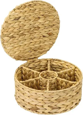 Produktbild von Famanu Teebox mit 7 Fächern - 27 x 27 x 11 cm