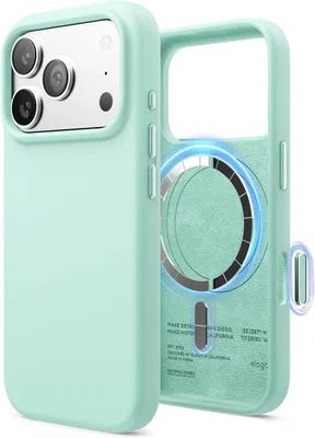 Image de Elago MagSafe Housse en silicone pour iPhone 17 Pro Aqua Sky