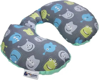 Produktbild von Nackenstütze nackenkissen baby reisekissen Baumwolle/Minky Kreaturen mit minzer Minky