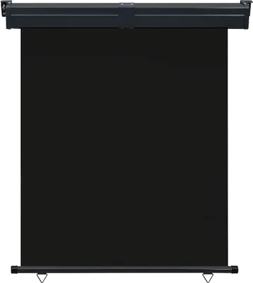 Produktbild von vidaXL Balkon-Seitenmarkise 145x250 cm Schwarz