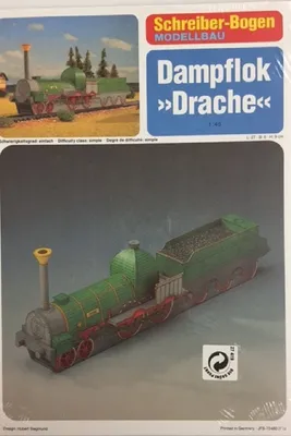 Produktbild von Schreiber-Bogen Kartonmodellbau Dampflok Drache O