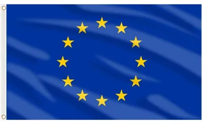 Produktbild von EU Flagge 90 x 150 cm, doppelseitig, mit Messingösen, 1 Stück