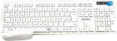 Immagine prodotto di Kit Mouse Tastiera Wireless Bianco Layout Spagnolo Spagna Qwerty Universale
