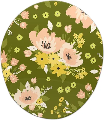 Image de Tapis de souris ergonomique - Avec repose-poignet - Tapis de souris pour bureau - Pour un travail confortable - Base antidérapante - 20x23 cm - Multicolore