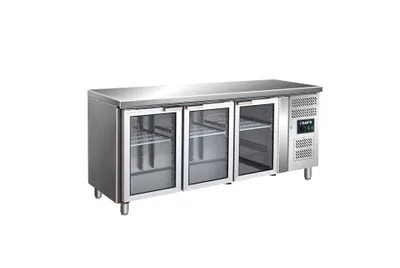 Produktbild von Saro GN 3100 TNG, Chefkoch-Basis, Freistehend, Edelstahl, Edelstahl, 3 Tür(en), 464 l