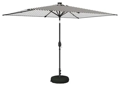 Obrázok produktu pre Záhradný slnečník so svetlami LED 200 x 300 cm Polyester