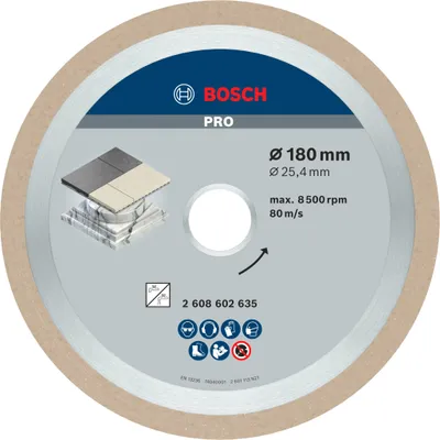 Produktbild von PRO Ceramic Diamanttrennscheibe, 180 x 25,4 mm