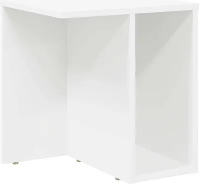 Obrázok produktu pre vidaXL Bočný stolík biely 37 x 32 x 40 cm Materiál na báze dreva