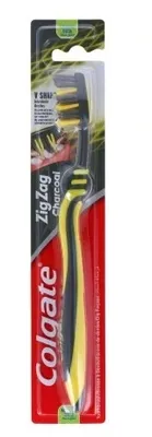 Produktbild von Colgate, ZigZag Charcoal, Szczoteczka do zębów, średnia, 1 sztuka