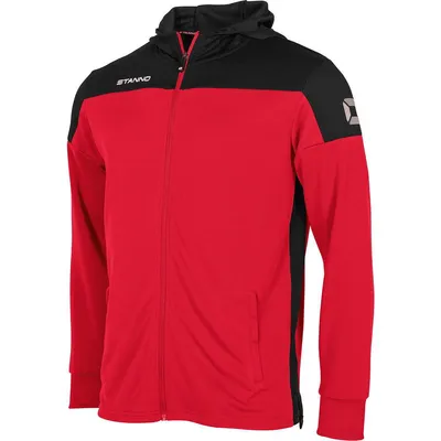Produktbild von Stanno Pride Kapuzenjacke Kinder - Rot / Schwarz