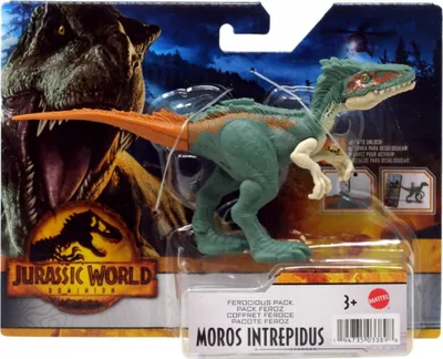 Image de Mattel HDX18 ; HDX22 - Jurassic World Ferocious Pack Dino Moros Intrepidis
