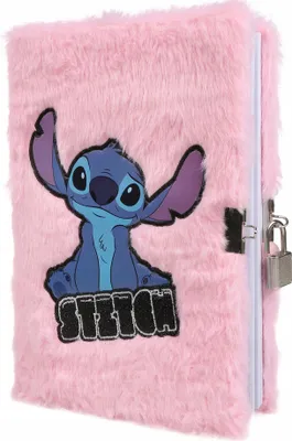 Produktbild von PASO Plüsch STITCH Tagebuch mit Vorhängeschloss