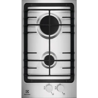 Obrázok produktu pre Electrolux EGG3322NVX, Nerezová oceľ, Vstavaný, 29 cm, Plynový, Nerezová oceľ, 2 zone(s)