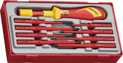 Obrázek produktu pro Tengtools 285190104 Izolovaná Sada Momentových Šroubováků Ttvsd09 - 9 Ks