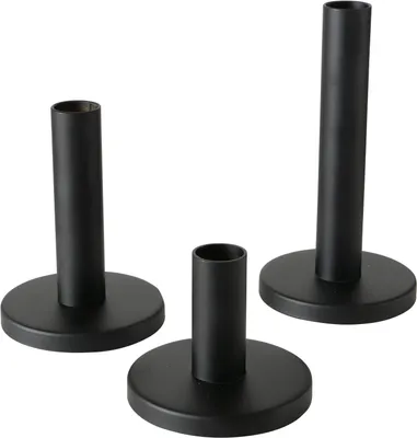 Zdjęcie produktu dla Świecznik metalowy MALKO, 3 sztuki, Ø 9 cm