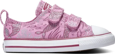Produktbild von Converse Chuck Taylor All Star 2v Kids - Ox - Peony Pink / Rose Maroon / Weiß Segeltuch Größe: 18 Normal