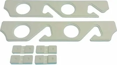 Produktbild von Goldenship Rutenhalter Für 4 Ruten Weiß Weiß One Size