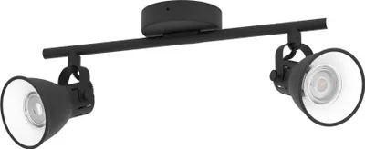 Produktbild von SERAS 2 Spot - L37 x B6,5 cm - schwarz - 2X2,8W inkl. - IP20