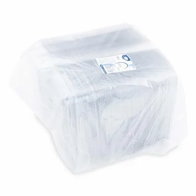 Produktbild von 50x Rechteckschale Aufbewahrungsbox klar mit Deckel 1000 ml PET