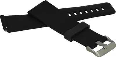 Produktbild von vhbw Ersatz L Armband kompatibel mit Fitbit Blaze Fitnessuhr, Smartwatch - 9,5 + 11,5 cm Silikon schwarz