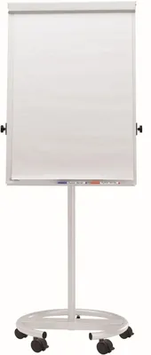 Zdjęcie produktu dla MAUL flipchart MAULoffice 64 x 77 x 196,5 cm mobilny z regulacją wysokości biały
