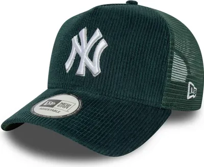 Produktbild von New Era 9FORTY A-Frame Trucker Cap New York Yankees MLB Cord dark green