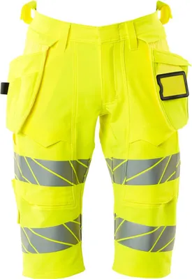 Produktbild von MASCOT 19349-711-17-C58, Shorts, Mann, Gelb, C58, 1080 mm, Elasthan, Polyester