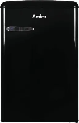 Produktbild von Amica - KS 15614 S - Kühlschrank - Schwarz - Retro Design