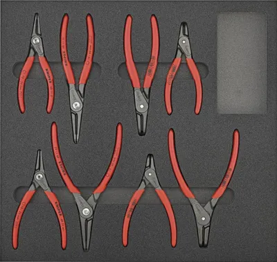 Produktbild von Werkzeugmodul 1/3 Sicherungsringzangen Knipex | 4053569883665