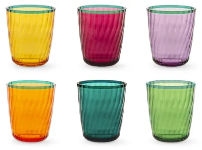 Immagine prodotto di H&H Set 12 Bicchieri In Acrilico Colori Assortiti Cl 43