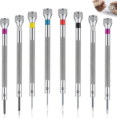 Präzisionsschraubendreher-Set für Uhrmacher - 10-teilig - Hochwertiger Stahl - Ideal für feine Arbeiten - SchnellShoppen