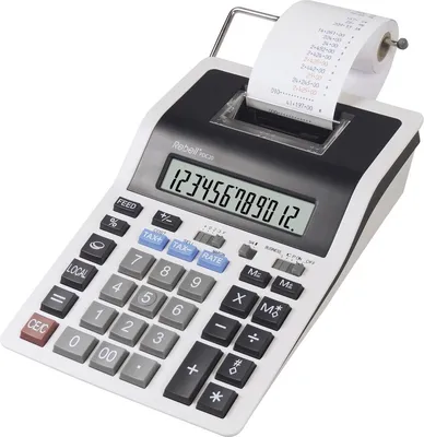 Produktbild von Tischrechner druckend PDC 20 12 Stellen, Netzteil optional Packung mit 10 Stück