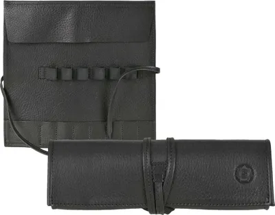 Produktbild von Sonnenleder Rollmäppchen Stifterolle Leder Stifteetui Fchte Stiftrolle schwarz 801-387-02