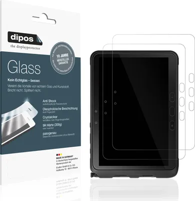 Produktbild von 2x Schutzfolie für Samsung Galaxy Tab Active 4 Pro - Anti-Shock 9H Folie dipos