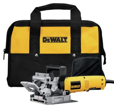 Zdjęcie produktu dla Pilarka Dewalt 600 W do frezowania kołków płaskich DW682K (do tworzenia połączeń za pomocą kołków płaskich)
