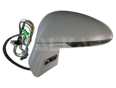 Produktbild von ALKAR 6125855 Außenspiegel Seitenspiegel Links für CITROËN C4 I (LC) Beheizt Konvex Grundiert Elektrisch