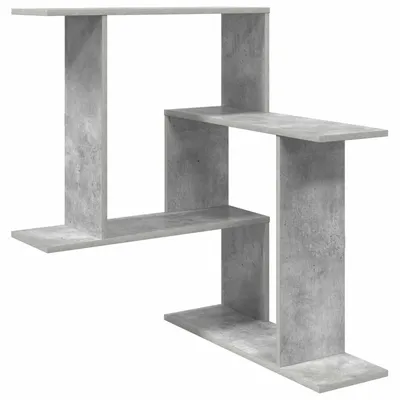 Obrázek produktu pro vidaXL Nástěnná police, betonová šedá, 67 x 67 x 87 cm, dřevotřísková deska