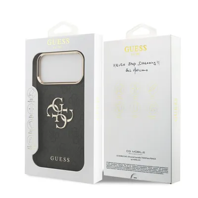 Immagine prodotto di Etui Guess 4G Big 4G Classic Logo Na Iphone 17 Pro Max - Czarno-Złoty