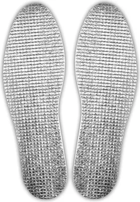 Produktbild von Alu Aluminium Einlegesohlen Schuheinlagen Einlagen Gr. 36 37 38 39 40 41 42 43 44 45 46 warm wärmend Thermo Fußwärmer Schuhsohlen Kälteschutz Nässeschutz