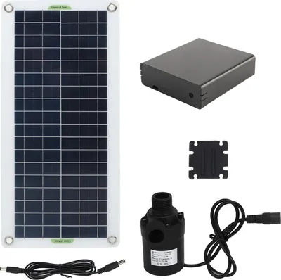 Produktbild von Solarwasserpumpe Kit 30W Polykristalline Silizium 800 l pro Stunde Strom für Wohnmobil -Treibhauslager Camping