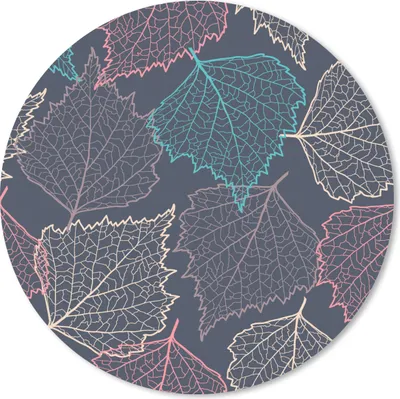 Produktbild von MuchoWow® Mauspad Mousepad Herbst - Muster - Laub 50x50 cm - Mousepads - Maus Mat - Pad - Mausunterlage - Vinyl