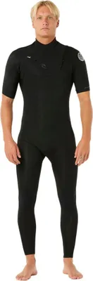 Produktbild von Rip Curl Dawn Patrol 22 Kurzarm-neoprenanzug Mit Reißverschluss Auf Der Brust Schwarz M Schwarz M
