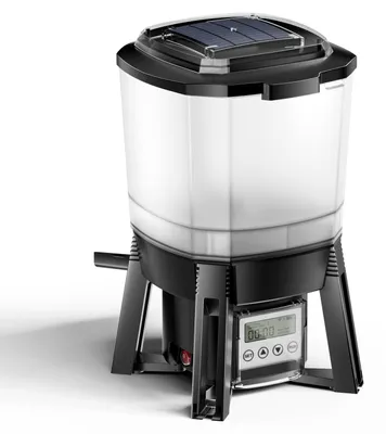 Productafbeelding van Voerautomaat vissen - Solar visvoerautomaat - 6 liter - Programmeerbaar