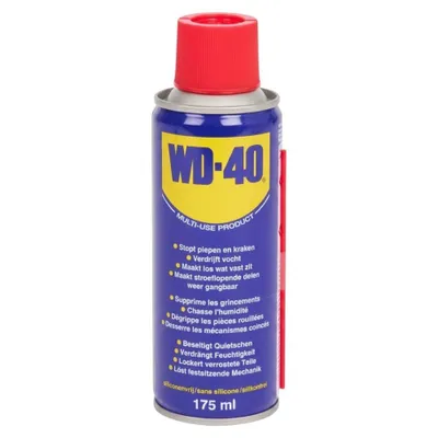 Produktbild von WD-40 Multifunktionsspray 175ml Rostlöser Schmiermittel Reiniger und Feuchtigkeitsverdränger für Haushalt Werkstatt Garage Fahrrad And Auto