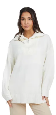 Produktbild von Brave Soul - "Fashion" Pullover für Damen, Überschnittene Schulter WH457 (S) (Elfenbein)