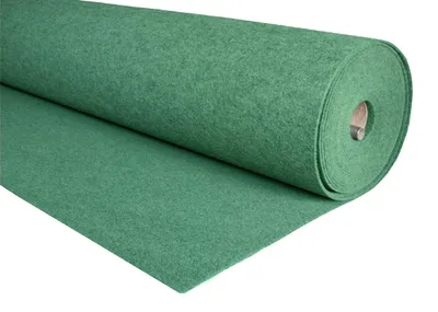 Imagen del producto de ROLLO DE MOQUETA 60m fieltro por metros - VERDE 280gr/m2, Para Interior, Salón, Suelo, tapiceria