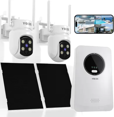 Obrázek produktu pro Bezdrátová bezpečnostní kamera - Solární kamera - WiFi kamera - Venkovní kamera - Kamera pro monitorování