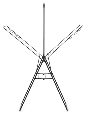 Produktbild von Brabantia 403521, Wäscheständer, Schwarz, 25 m, 3 Regale, 66 cm, 10 cm