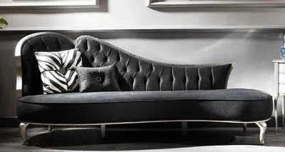 Produktbild von Casa Padrino Luxus Barock Sofa Grau / Antik Silber - Handgefertigtes Wohnzimmer Sofa im Barockstil - Edle Barock Wohnzimmer Möbel